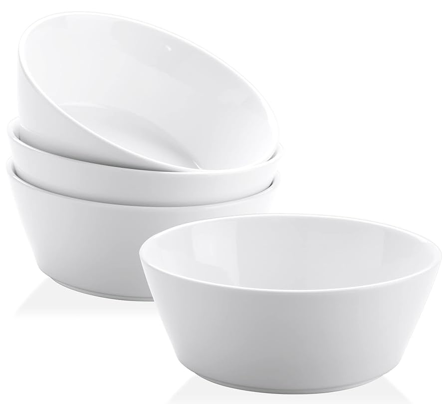 Amazon.com | Yedio 32 OZ Large Soup Bowls Set of 4 – White